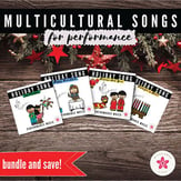 Multicultural Holiday Songs for Performance Set PDF & MP3 Bundle